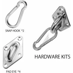 LITZEE Shade Sail Accessory Shade Sail Fixing Kit - 304 Stainless Steel Hardware Fixing Accessories Kit For Shade Sail, Triangular Shade Cloth, Square -Outdoor Furniture Store 96306603 4