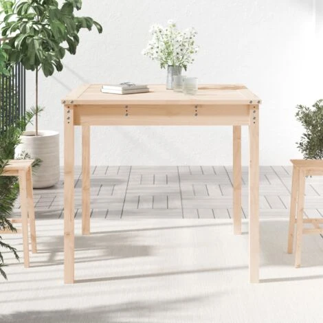 Garden Table 82.5x82.5x76 Cm Solid Wood Pine VidaXL 6 Garden Table 82.5x82.5x76 Cm Solid Wood Pine VidaXL - Image 4