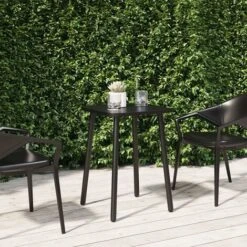 Garden Table Anthracite 50x50x71 Cm Steel VidaXL 8 Garden Table Anthracite 50x50x71 Cm Steel VidaXL -Outdoor Furniture Store 96455350 2