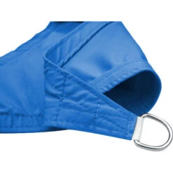 Aquariss Sun Shade Sail 5x5x5m Triangle Canopy Polyester UV Block With Free Rope Sunscreen Awning For Outdoor Garden Patio Yard Party - Blue -Outdoor Furniture Store 96495268 3