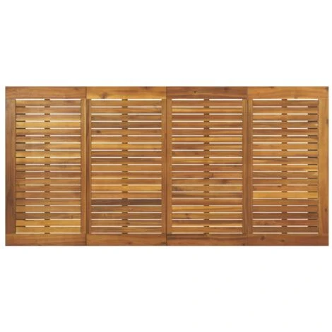 Garden Table With U-shaped Legs 180x90x75 Cm Solid Wood Acacia VidaXL 7 Garden Table With U-shaped Legs 180x90x75 Cm Solid Wood Acacia VidaXL - Image 5