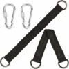 Swing Hanging Straps, 2 Adjustable Swing Straps With 2 Zinc Alloy Carabiners Holds Up To 1000 Lbs, Tree Swing Seat Hammock Strap Kit -Outdoor Furniture Store 97101693 1