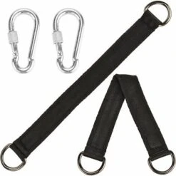 Swing Hanging Straps, 2 Adjustable Swing Straps With 2 Zinc Alloy Carabiners Holds Up To 1000 Lbs, Tree Swing Seat Hammock Strap Kit