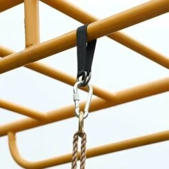 Swing Hanging Straps, 2 Adjustable Swing Straps With 2 Zinc Alloy Carabiners Holds Up To 1000 Lbs, Tree Swing Seat Hammock Strap Kit -Outdoor Furniture Store 97101693 4