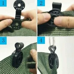 15 Pack Gardening Shade Net Hanging Clips, Greenhouse Shade Cloth Clips, Snap Grommet Garden Accessory For Agricultural Sunshade, Greenhouse Shade Cloth Clip -Outdoor Furniture Store 97102479 3