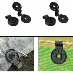 15 Pack Gardening Shade Net Hanging Clips, Greenhouse Shade Cloth Clips, Snap Grommet Garden Accessory For Agricultural Sunshade, Greenhouse Shade Cloth Clip -Outdoor Furniture Store 97102479 5