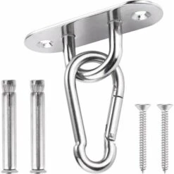 Ceiling Hook, 450kg Capacity 304 Stainless Steel, Ceiling Wall Mount Hook, Hammock Hanging Kit, Hanging Chair, Yoga Punching Bag