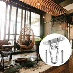 Ceiling Hook, 450kg Capacity 304 Stainless Steel, Ceiling Wall Mount Hook, Hammock Hanging Kit, Hanging Chair, Yoga Punching Bag -Outdoor Furniture Store 97102990 4