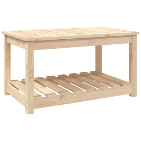 Garden Table 82.5x50.5x45 Cm Solid Wood Pine VidaXL 3 Garden Table 82.5x50.5x45 Cm Solid Wood Pine VidaXL