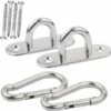 Ceiling Hook, Capacity Heavy Duty Ceiling Wall Mount Hook 304 Stainless Steel, Hanging Kit For Hammock Hanging Chair Yoga Punching Bag