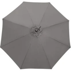2.7M Grey Sun Shade Parasol Garden Canopy Umbrella Crank Tilt With Base Cover 9 2.7M Grey Sun Shade Parasol Garden Canopy Umbrella Crank Tilt With Base Cover -Outdoor Furniture Store 97245482 3