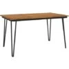 Garden Table With Hairpin Legs 140x80x75 Cm Solid Wood Acacia VidaXL 2 Garden Table With Hairpin Legs 140x80x75 Cm Solid Wood Acacia VidaXL -Outdoor Furniture Store 97307567 1