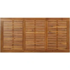 Garden Table With Hairpin Legs 140x80x75 Cm Solid Wood Acacia VidaXL 11 Garden Table With Hairpin Legs 140x80x75 Cm Solid Wood Acacia VidaXL -Outdoor Furniture Store 97307567 5