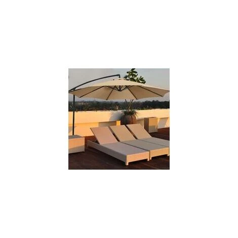 Replacement Cover For Parasol, 8 Ribs, 3 M, Waterproof, Anti-UV, Replacement Fabric, Beige 6 Replacement Cover For Parasol, 8 Ribs, 3 M, Waterproof, Anti-UV, Replacement Fabric, Beige - Image 4