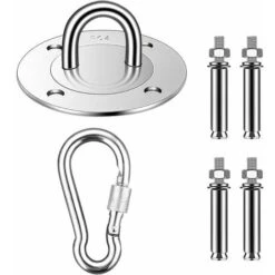 Snow-Ceiling Hook Hanging Chair Stainless Steel Bracket Ceiling Mount Up To 450kg Swing Hook For Hanging Chair Hammock Punch Bag Sling Trainer