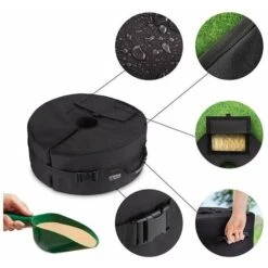 Umbrella Weight Bag, Detachable Weight Bag, Oxford Cloth Sandbag Base, Patio Umbrella Base, Outdoor Sand Weight Bag, Patio Garden Umbrella Tent Base Weight Bag -Outdoor Furniture Store 99560184 3