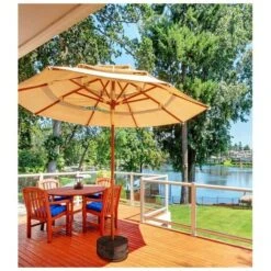 Umbrella Weight Bag, Detachable Weight Bag, Oxford Cloth Sandbag Base, Patio Umbrella Base, Outdoor Sand Weight Bag, Patio Garden Umbrella Tent Base Weight Bag -Outdoor Furniture Store 99560184 4