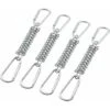 4 Pcs Tension Spring Buckle Awning Attachment - Shade Sail Attachments Stainless Steel Accessories With 4 Coil Springs 8 Carabiners For Tents Awnings Camping 2 4 Pcs Tension Spring Buckle Awning Attachment - Shade Sail Attachments Stainless Steel Accessories With 4 Coil Springs 8 Carabiners For Tents Awnings Camping -Outdoor Furniture Store 99617713 1