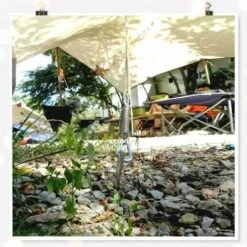 4 Pcs Tension Spring Buckle Awning Attachment - Shade Sail Attachments Stainless Steel Accessories With 4 Coil Springs 8 Carabiners For Tents Awnings Camping -Outdoor Furniture Store 99617713 5