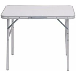 WOLTU Multifunctional Folding Camping Table. Garden Table. Balcony Table. Side Table For Garden. Terrace. Balcony Or Picnic In Aluminium And MDF. Cream -Outdoor Furniture Store 99696914 4