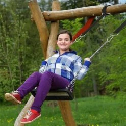 Outdoor Hammock Strap, Swing Hanging Strap Black Adjustable Heavy Duty With Carabiner For Patios For Garden -Outdoor Furniture Store 99810030 4