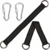 Swing Hanging Straps, 2 PCS Adjustable Tree Swing Straps With 2 PCS Zinc Alloy Carabiners Holds Up 1000 Lbs, Hammock Straps Kit For Tree Swing Seat, Hammock, Plank (Black, 25CM) 1 Swing Hanging Straps, 2 PCS Adjustable Tree Swing Straps With 2 PCS Zinc Alloy Carabiners Holds Up 1000 Lbs, Hammock Straps Kit For Tree Swing Seat, Hammock, Plank (Black, 25CM) -Outdoor Furniture Store 99833169 1