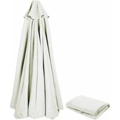 Replacement Cover For 8 Rib Parasol, Parasol Replacement Canopy, 3m / Round Replacement Canopy Fits A Straight Or Cantilever Parasol